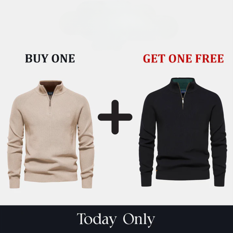 Zipper sweaters: Get 2 for the price of 1 – grab yours now!