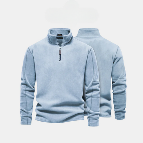 Multifunktionaler Zip-Pullover