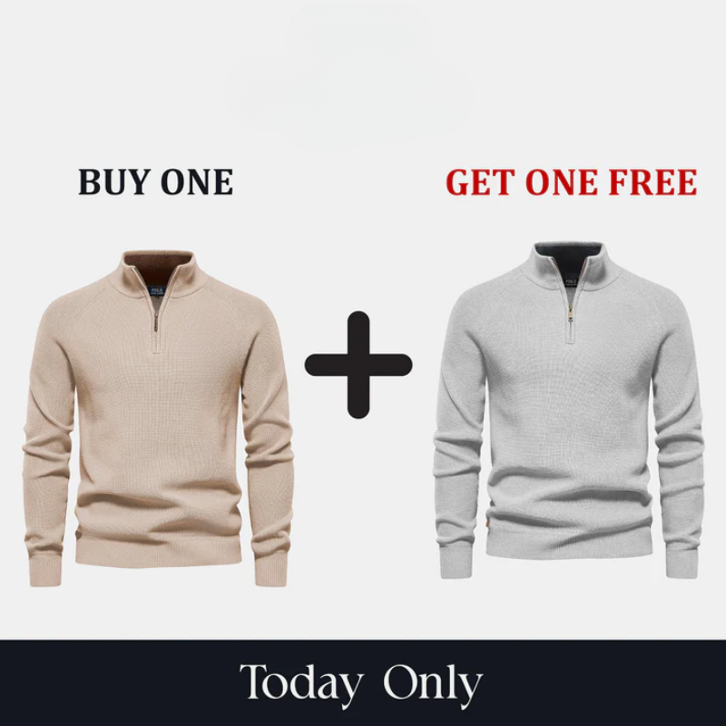 Zipper sweaters: Get 2 for the price of 1 – grab yours now!