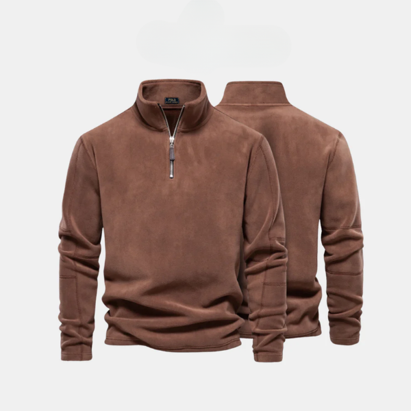 Multifunktionaler Zip-Pullover