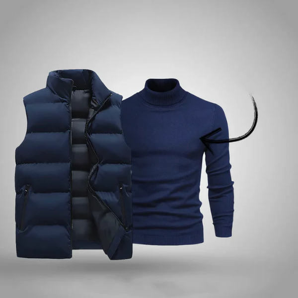 Stylish vest with free sweater: Now on sale!